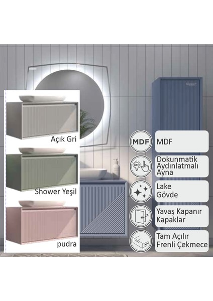 Este Banyo Dolabı 100 cm (Boy Dolabı Dahil Değildir.) fiyatları