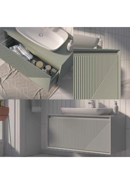 Este Banyo Dolabı 100 cm (Boy Dolabı Dahil Değildir.) modelleri