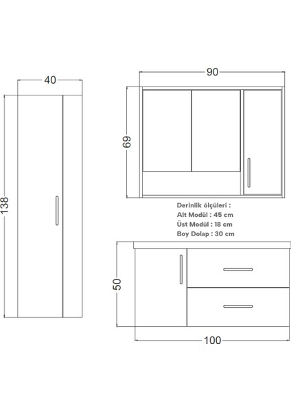 Moon Boy Dolabı modelleri