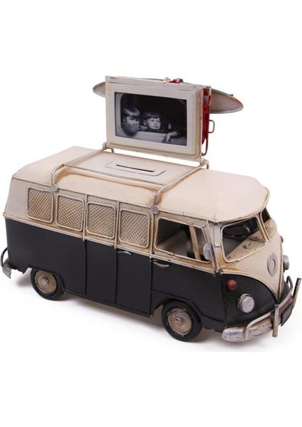 Dekoratif Metal Minibüs Çerçeveli ve Kumbaralı Hediyelik (3394S) (800800) fiyatları