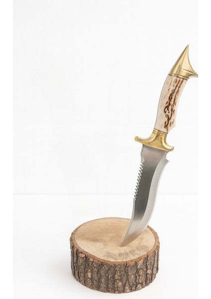 Denprestij Premium Seri Geyik Boynuz Sap Model 2 (Kılıf Hediyeli)