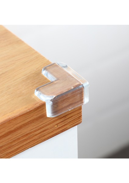 4’lü Şeffaf Köşe & Kenar Koruyucu Set – Bebek & Çocuk Güvenlik Aparatı (Masa, Sehpa, Cam Uyumlu)