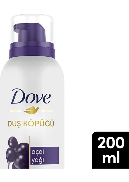 2 Adet Dove Duş Köpüğü 200ML Acai fiyatları