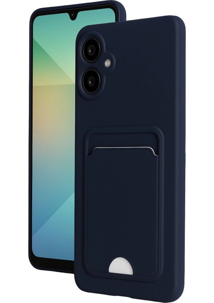 Samsung Galaxy A07 Uyumlu Kılıf Kamera Korumalı Cüzdanlı Içi Kadife Yumuşak Slikon Kapak