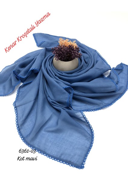 6361 Düz Kenar Kroşetalı (Tığlı ) Yazma