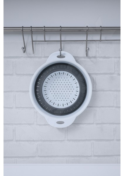 5'li Akordiyon Süzgeç Seti - Pirinç, Oval, Yuvarlak, Saplı, Kare Süzgeç - Katlanır Süzgeç Seti fırsatları