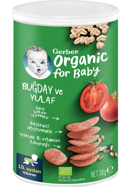 Organik Buğdaylı Yulaflı Kraker 35 G 2 Adet