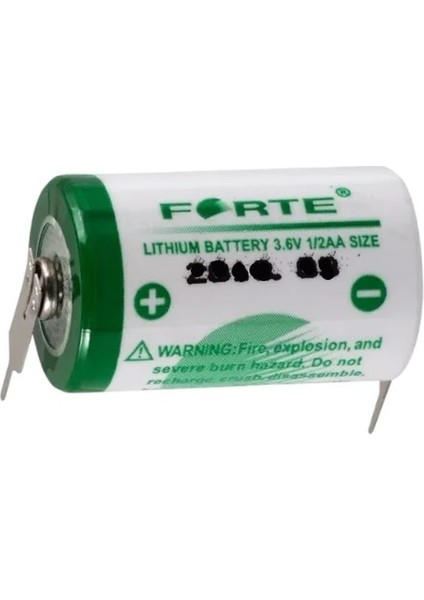 Forte 3.6V ER14250 1/2AA Lithium Pil 3 Pinli 3 Ayaklı Model modelleri