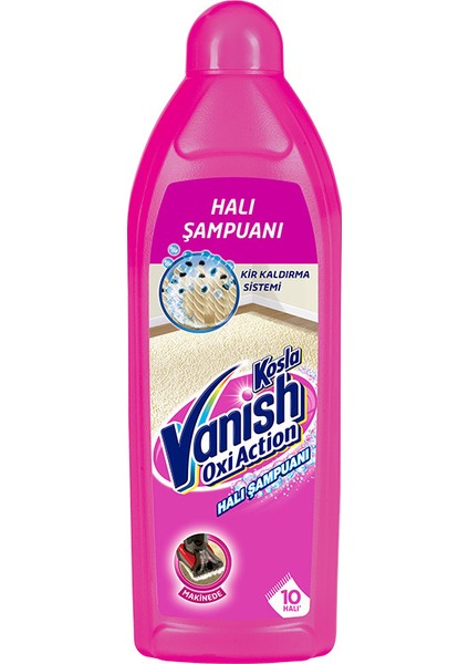 3 Adet Kosla Halı Şampuanı Makinede Temizlik 850 ml fiyatları