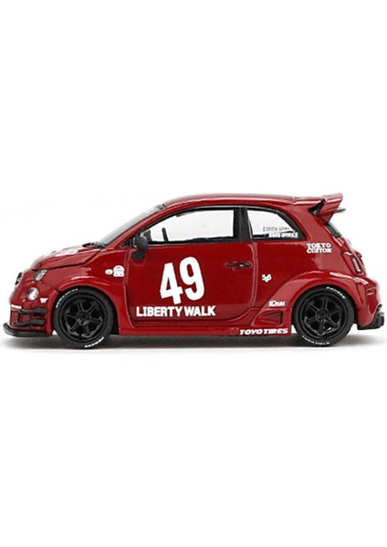 1:64 Mini Gt 2024 Fiat 500 Abarth 595 Lb Works N #49 Abas Lhd modelleri
