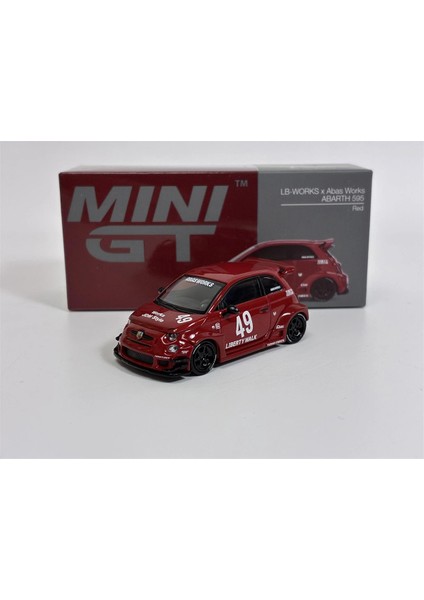 1:64 Mini Gt 2024 Fiat 500 Abarth 595 Lb Works N #49 Abas Lhd fırsatları