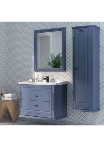 Crıstal Çekmeceli, Banyo Dolabı 100 cm (Boy Dolabı Dahil Değildir.)