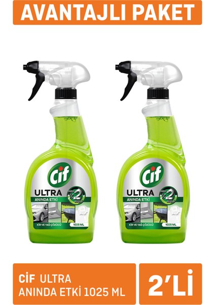 Ultra Anında Etki 2 x 1025 ml 3 Adet