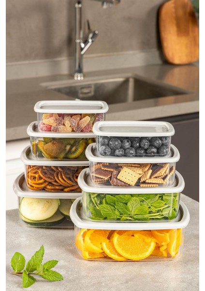 4 Adet Decorev Saklama Kabı 8'li fiyatları