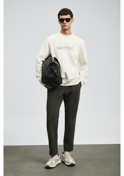 Luther Erkek Sweatshirt Ekru (112030171) fırsatları