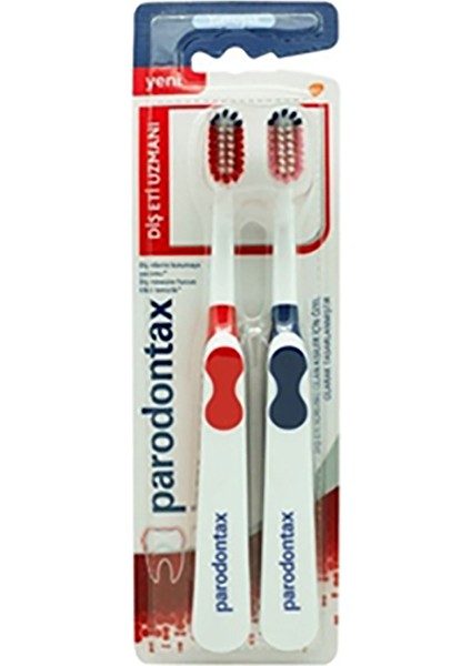 2 Adet Parodontax Diş Fırçası Diş Eti Bakımı Soft 1+1