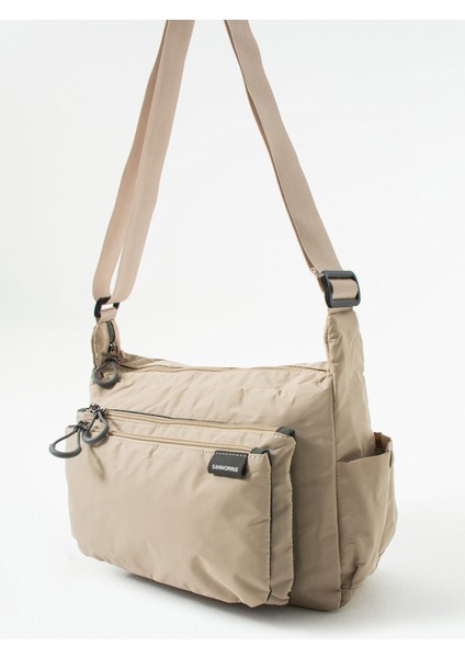 Sanmorris Kadın 3 Gözlü Paraşüt Kumaş Ayarlanabilir Çapraz Askılı Çanta fırsatları