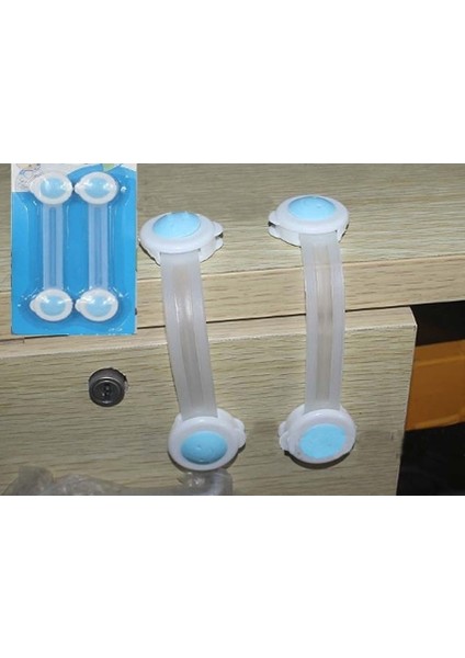 Sürgülü Dolap - Çekmece Kilidi + 2li Dolap Güvenlik Kilidi | Çocuk Koruma Kilidi Kombin Set R9F6QN fiyatları
