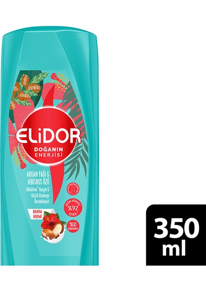 4 Adet Elidor Doğanın Enerjisi Saç Kremi Kırmızı Yosun Özlü 350 ml fiyatları