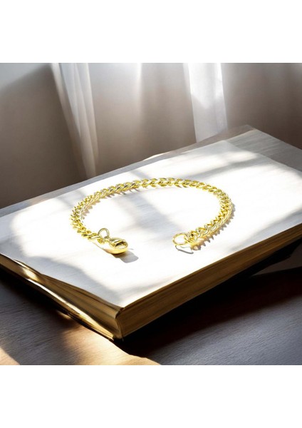 Yassı Mariner Sarı Çelik Zincir Bileklik 1.6X6MM 959CZB1D85 modelleri