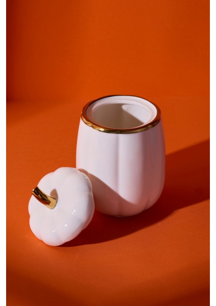 Kabak Porselen S Kapaklı Kavanoz 13X8.5 cm fiyatları