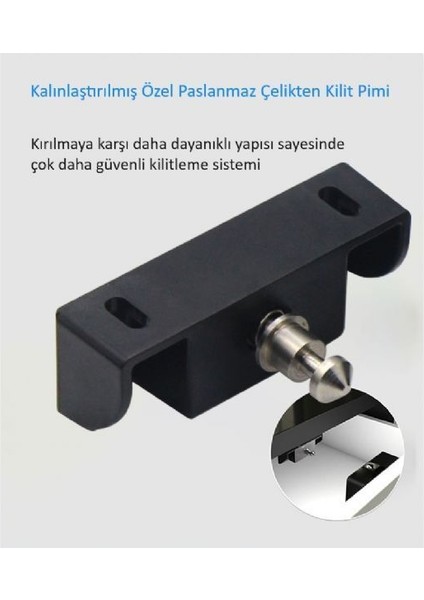 Rokku Elektronik Kartlı Gizli Çekmece / Dolap Kapak / Kabin Kilidi