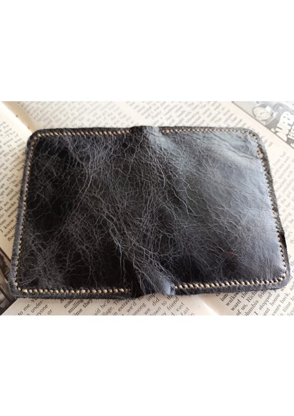 Hakiki Deri Üst Kalite Tamamen El Emeği Minimalist Cüzdan 15.5X10.5 cm MD11 modelleri