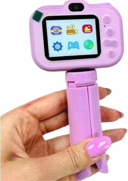 Çocuk Için Eğitici Video Kamera Ayaklı Mini Fotoğraf Makinesi - M821R768-K81821 modelleri