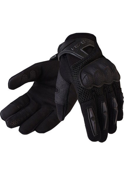 Stunt Motosiklet Eldiven Siyah ( L ) Beden