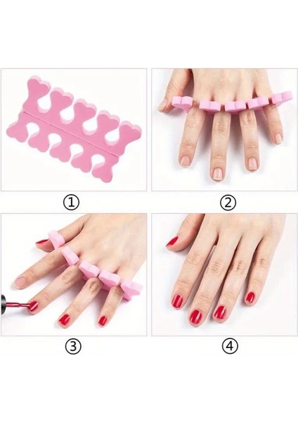 Bfs Parmak Ayırıcı Sünger Manikür Pedikür Aparatı 5 Adet modelleri