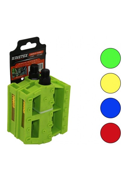 2pcs Büyük=9.8x8.4cm Bisiklet Pedalı Yan Reflektörlü (5324)