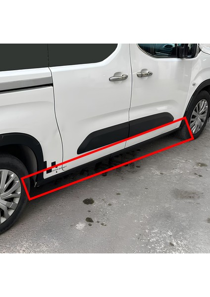Toyota Proace City Panelvan Marşpiyel Kaplaması 4 Parça 2019 Model ve Sonrası fiyatları