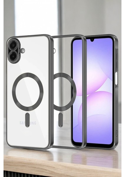 Samsung Galaxy A07 Kılıf Kamera Korumalı Sararma Yapmaz Magsafe Şarj Özellikli A++ Kalite Kapak