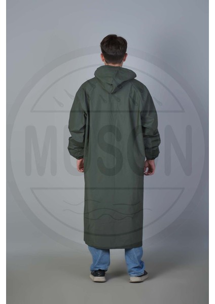 Uzun Pardesü Yağmurluk – Su Geçirmez, Çift Cepli, Kapüşonlu, Rüzgar ve Yağmura Dayanıklı fiyatları
