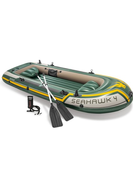 Şişme Bot Seti - Intex - Seahawk 4 - 351CM - 4 Kişilik (68351)