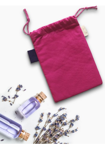 Takı Kesesi Pembe Seyahat Makyaj Çok Amaçlı Çanta 12.5X18CM