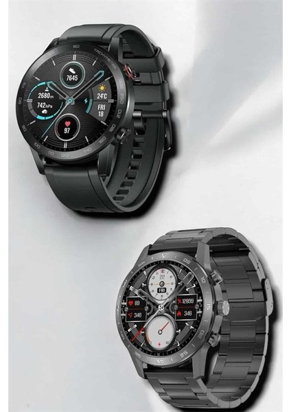 Çift Kordonlu Yüksek Çözünürlüklü Akıllı Saat Uyku Izleyici & Spor Modlar - N707J903-M08