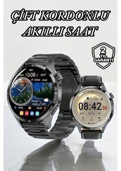 Çift Kordonlu Yüksek Çözünürlüklü Akıllı Saat Uyku Izleyici & Spor Modlar - N707J903-M08 fiyatları