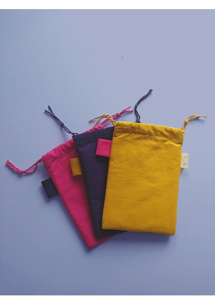 Takı Kesesi Pembe Seyahat Makyaj Çok Amaçlı Çanta 12.5X18CM