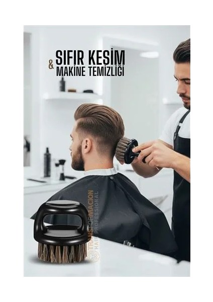 At Kılı Fade Fırça – Berberler Için Sıfır Kesim ve Makine Temizleme Fırçası