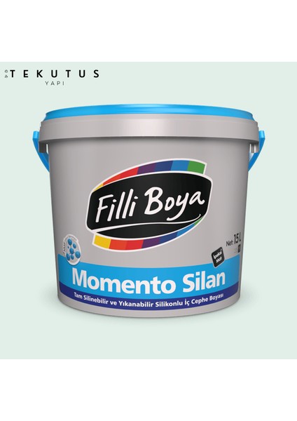 Momento Silan Silikonlu Iç Cephe Boyası 15 L Cİ-7421 / 4387 Nehir Yeşili