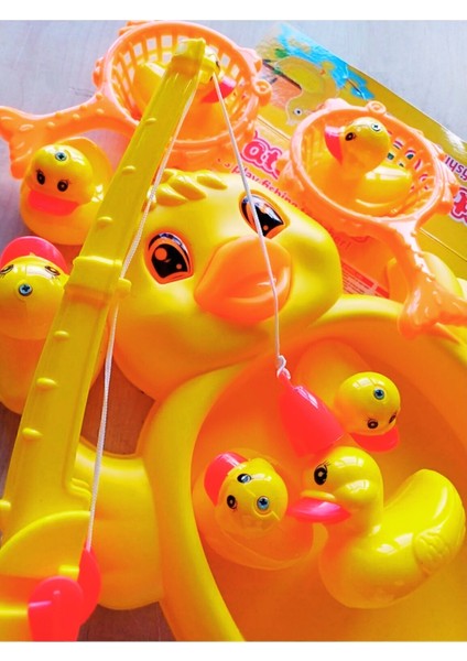 Ördek Yakalama Oyunu 11 Parça Mıknatıslı Balık Olta Oyuncak Seti - Havuz Banyo Oyuncağı fiyatları