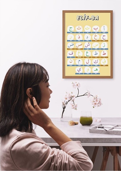 Laminasyonlu Elif-Ba Öğreten Afiş fiyatları