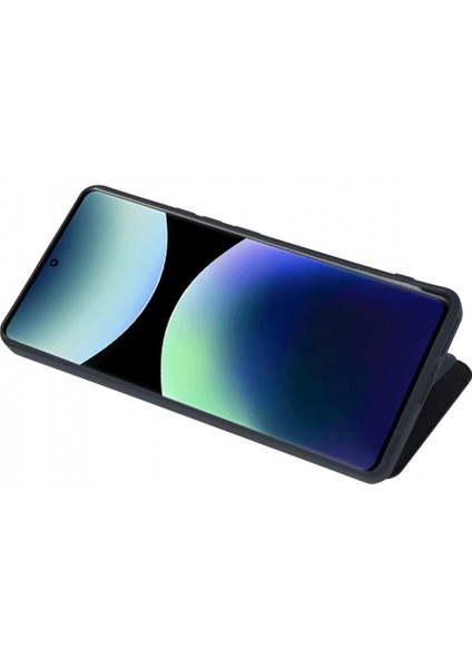 Xiaomi Redmi Note 14 Pro 4g Kılıf Flip Cover - Siyah