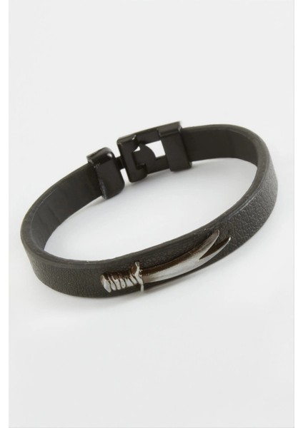 Hançer Kaliteli Suni Deri Bileklik