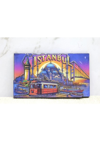 Bfs Ahşap Istanbul Temalı Magnet ALK4363