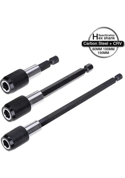 Bfs 6 10 15 cm 3 Lü Bits Uzatma Adaptörü