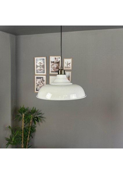 Nota Beyaz Tekli Avize Yarım Lale Başlık Salon Mutfak Koridor Hol Otel Cafe Avizesi Lamba Aydınlatma