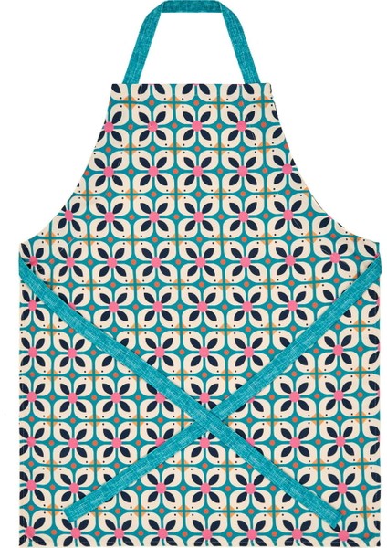 Renkli Floral Mutfak Önlüğü - 65X75 cm fiyatları
