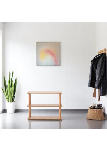 Pia 3 Raflı Kitaplık Çok Amaçlı Dolap